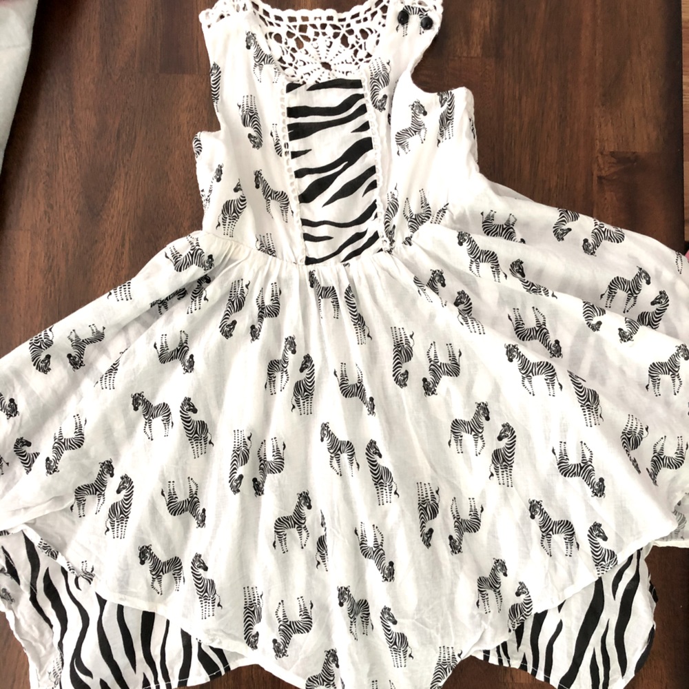 Zebra print dress